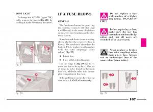 Lancia-Y-owners-manual page 110 min