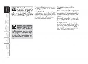 Lancia-Ypsilon-owners-manual page 15 min