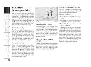 Lancia-Ypsilon-owners-manual page 71 min