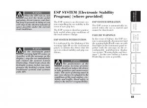 Lancia-Ypsilon-owners-manual page 82 min