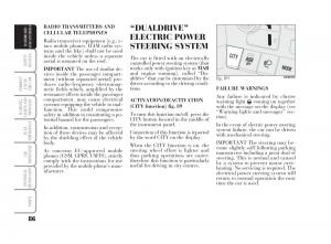 Lancia-Ypsilon-owners-manual page 87 min