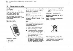 Opel-Karl-Bilens-instruktionsbog page 19 min