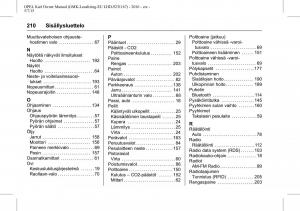 Opel-Karl-owners-manual page 211 min