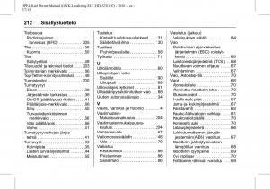 Opel-Karl-owners-manual page 213 min