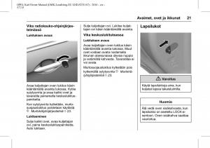 Opel-Karl-owners-manual page 22 min
