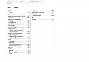 Opel-Karl-bruksanvisningen page 209 min