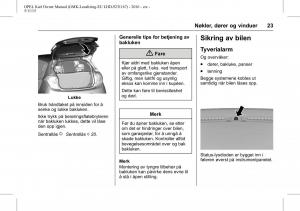 Opel-Karl-bruksanvisningen page 24 min