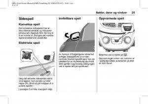 Opel-Karl-bruksanvisningen page 26 min