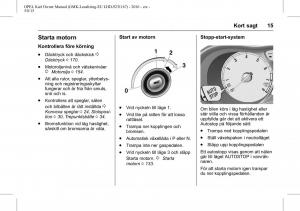 Opel-Karl-instruktionsbok page 16 min