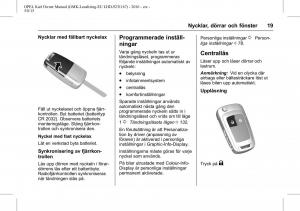 Opel-Karl-instruktionsbok page 20 min