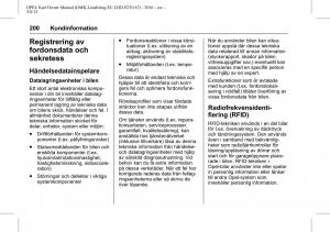 Opel-Karl-instruktionsbok page 201 min