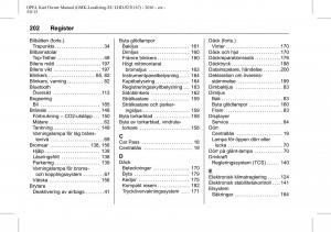 Opel-Karl-instruktionsbok page 203 min