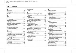 Opel-Karl-instruktionsbok page 207 min