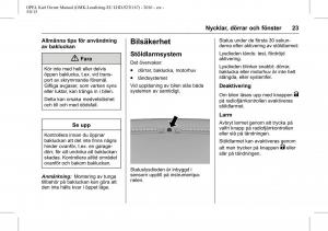 Opel-Karl-instruktionsbok page 24 min