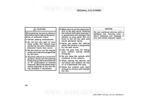 Toyota-Camry-VI-6-owners-manual page 264 min