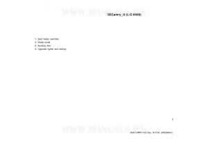 Toyota-Camry-VI-6-owners-manual page 7 min