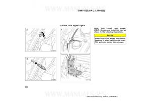 Toyota-Celica-VII-7-owners-manual page 230 min