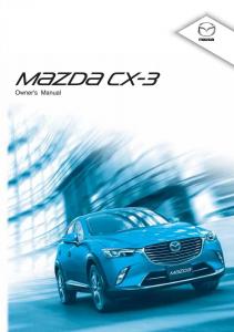 Mazda-CX-3-owners-manual page 1 min