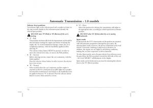Rover-45-owners-manual page 74 min