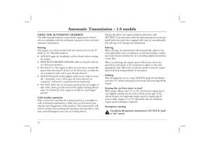 Rover-45-owners-manual page 76 min