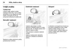 Opel-Agila-B-navod-k-obsludze page 24 min