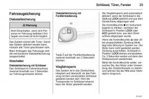 Opel-Agila-B-Handbuch page 23 min