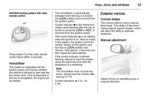 Opel-Agila-B-owners-manual page 23 min