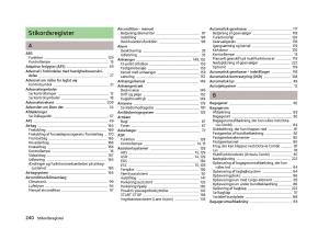 Skoda-Octavia-III-3-Bilens-instruktionsbog page 242 min