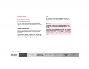 Mercedes-Benz-SL-R129-owners-manual page 75 min
