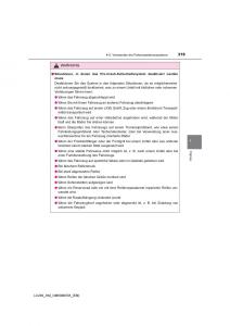 Toyota-Land-Cruiser-J200-Handbuch page 319 min