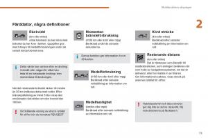 Peugeot-3008-Hybrid-instruktionsbok page 75 min