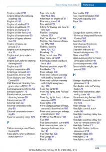 BMW-X3-F25-owners-manual page 249 min