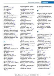 BMW-X3-F25-owners-manual page 251 min