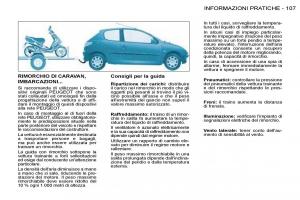 Peugeot-206-manuale-del-proprietario page 112 min