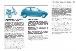 Peugeot-206-bruksanvisningen page 114 min
