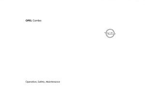 Opel-Combo-C-owners-manual page 3 min