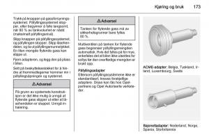 Opel-Corsa-D-bruksanvisningen page 175 min