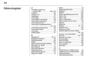 Opel-Corsa-D-bruksanvisningen page 250 min