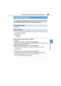 Lexus-CT200h-instruktionsbok page 365 min