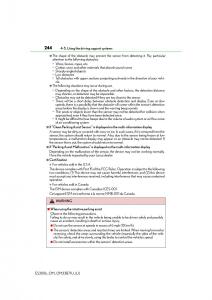 Lexus-ES300h-VI-6-XV60-owners-manual page 244 min