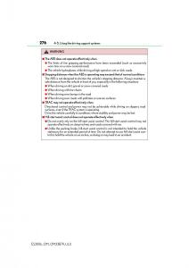 Lexus-ES300h-VI-6-XV60-owners-manual page 276 min