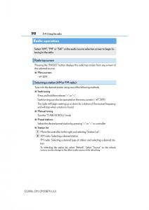 Lexus-ES300h-VI-6-XV60-owners-manual page 312 min