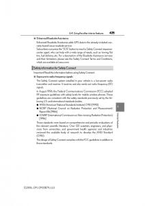 Lexus-ES300h-VI-6-XV60-owners-manual page 425 min