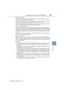Lexus-CT200h-Handbuch page 295 min