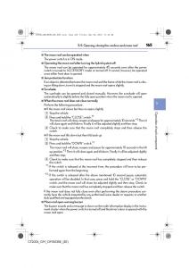 Lexus-CT200h-owners-manual page 165 min