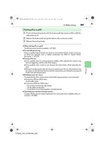 Lexus-CT200h-owners-manual page 169 min