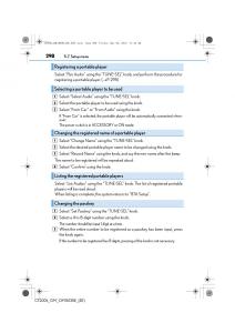 Lexus-CT200h-owners-manual page 298 min