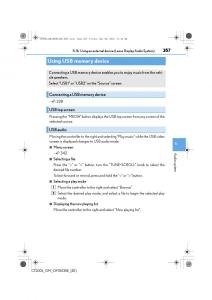 Lexus-CT200h-owners-manual page 357 min