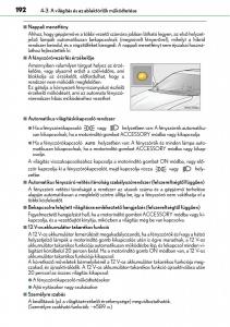 Lexus-CT200h-Kezelesi-utmutato page 192 min