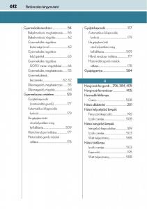 manual--Lexus-CT200h-Kezelesi-utmutato page 612 min